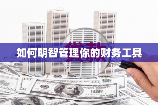 延吉如何明智管理你的财务工具