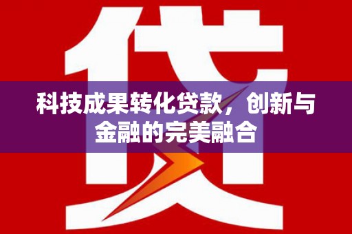 延吉科技成果转化贷款，创新与金融的完美融合