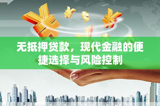 延吉无抵押贷款，现代金融的便捷选择与风险控制