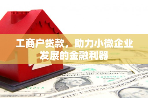 延吉工商户贷款，助力小微企业发展的金融利器