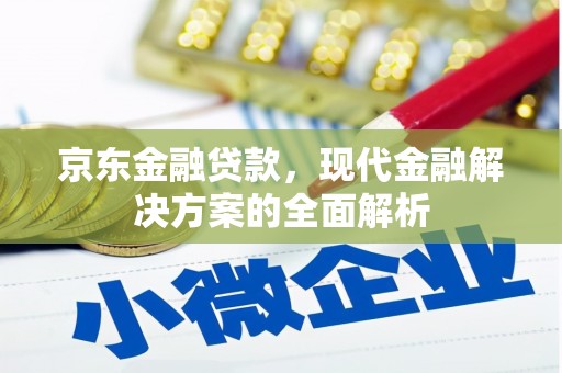 延吉京东金融贷款，现代金融解决方案的全面解析