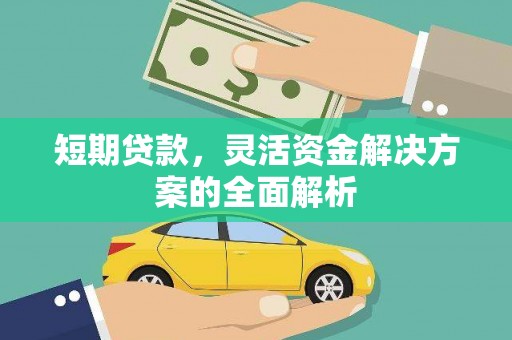 延吉短期贷款，灵活资金解决方案的全面解析
