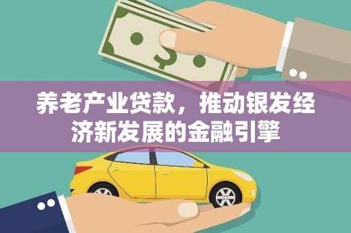 延吉养老产业贷款，推动银发经济新发展的金融引擎