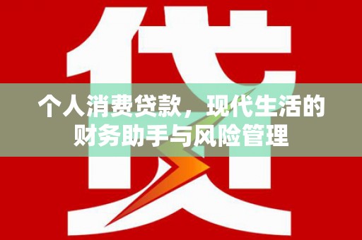 延吉个人消费贷款，现代生活的财务助手与风险管理