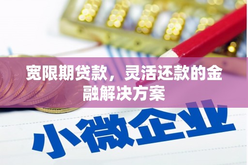延吉宽限期贷款，灵活还款的金融解决方案