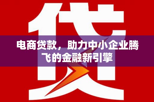延吉电商贷款，助力中小企业腾飞的金融新引擎