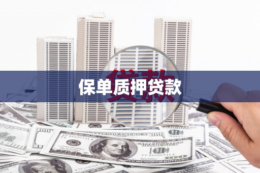 延吉保单质押贷款