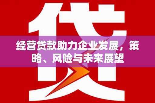 延吉经营贷款助力企业发展，策略、风险与未来展望