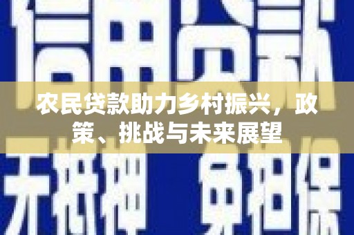 延吉农民贷款助力乡村振兴，政策、挑战与未来展望