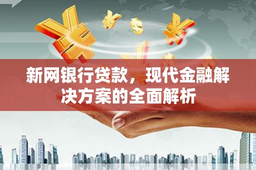 延吉新网银行贷款，现代金融解决方案的全面解析