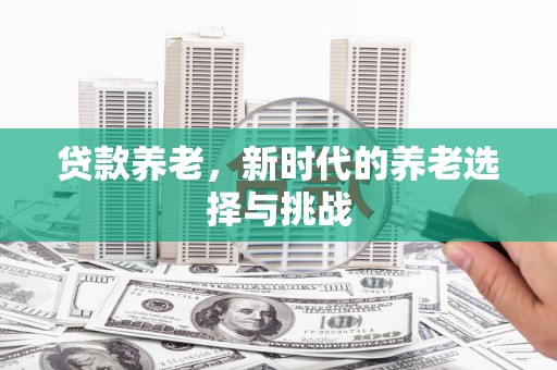 延吉贷款养老，新时代的养老选择与挑战