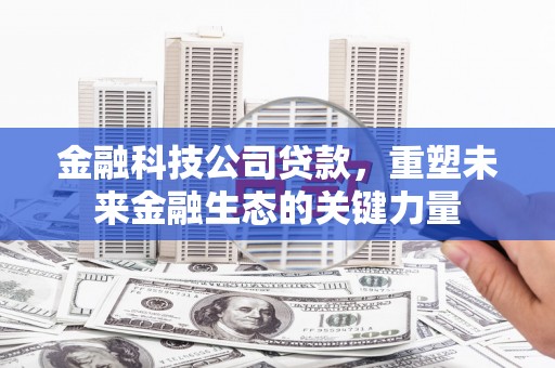 延吉金融科技公司贷款，重塑未来金融生态的关键力量