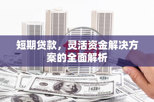 延吉短期贷款，灵活资金解决方案的全面解析