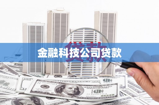 延吉金融科技公司贷款