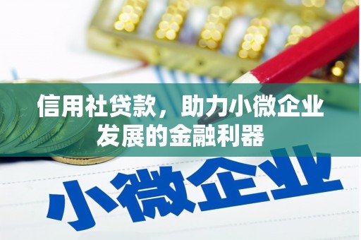 延吉信用社贷款，助力小微企业发展的金融利器