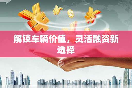延吉解锁车辆价值，灵活融资新选择